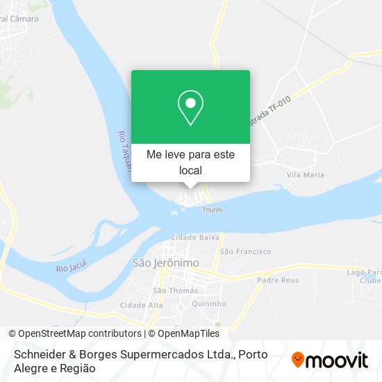 Schneider & Borges Supermercados Ltda. mapa