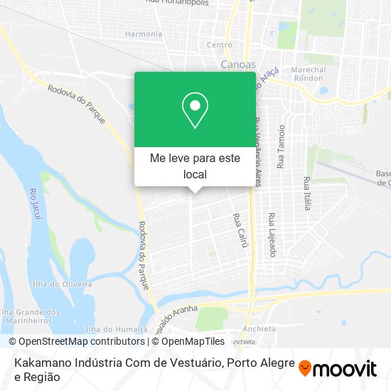 Kakamano Indústria Com de Vestuário mapa