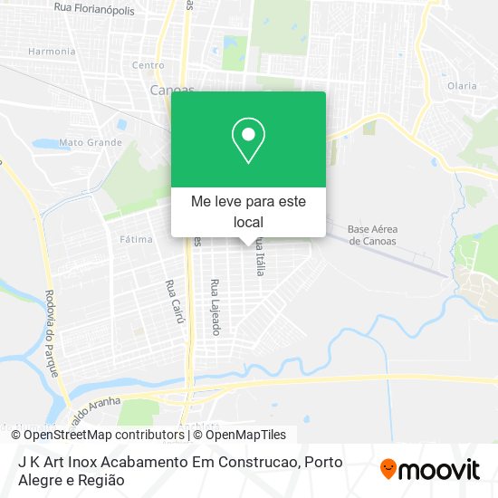 J K Art Inox Acabamento Em Construcao mapa