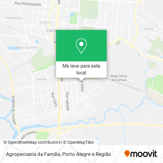 Agropecuaria da Familia mapa