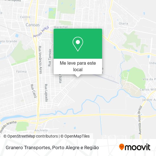 Granero Transportes mapa