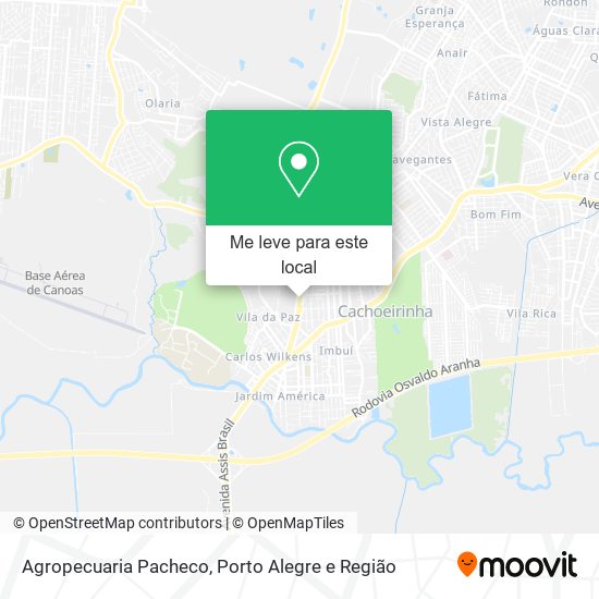 Agropecuaria Pacheco mapa