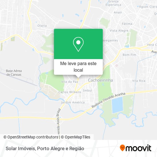 Solar Imóveis mapa