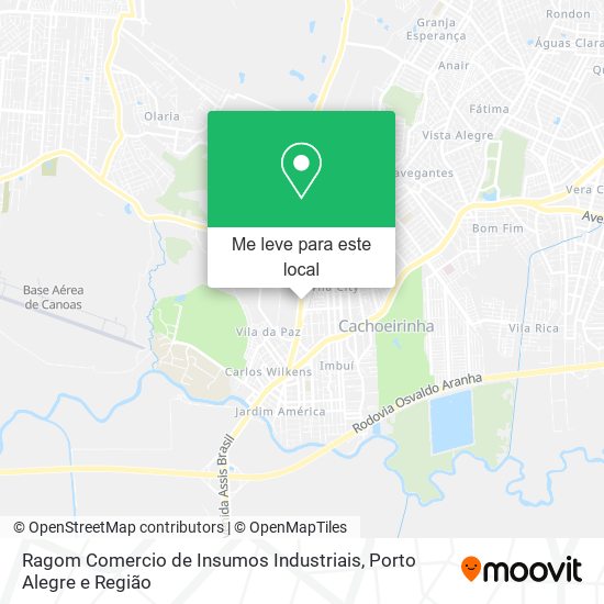 Ragom Comercio de Insumos Industriais mapa