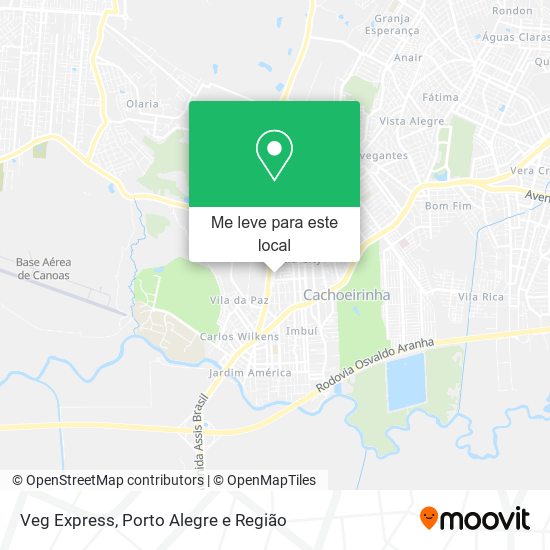 Veg Express mapa