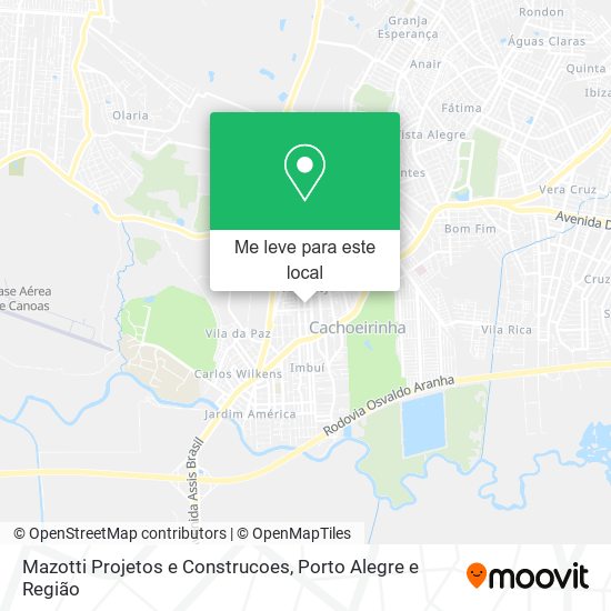 Mazotti Projetos e Construcoes mapa