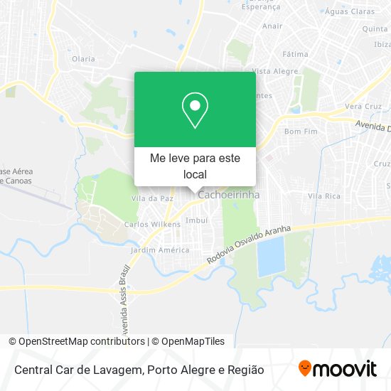 Central Car de Lavagem mapa