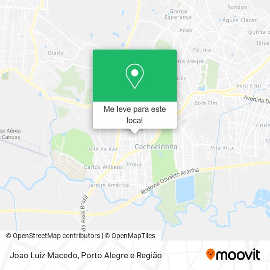 Joao Luiz Macedo mapa