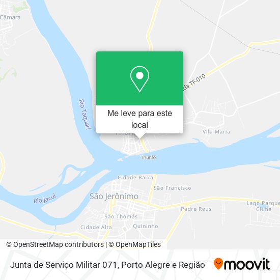Junta de Serviço Militar 071 mapa