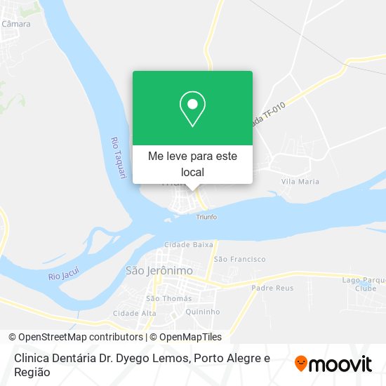 Clinica Dentária Dr. Dyego Lemos mapa