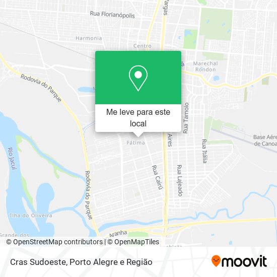 Cras Sudoeste mapa