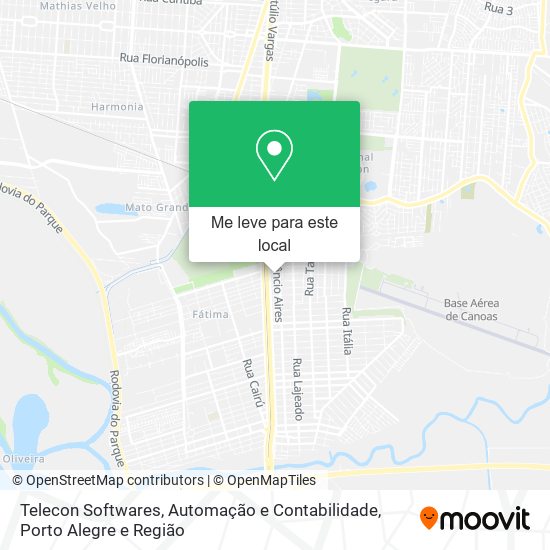 Telecon Softwares, Automação e Contabilidade mapa
