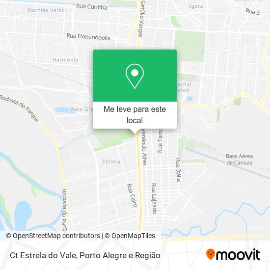 Ct Estrela do Vale mapa