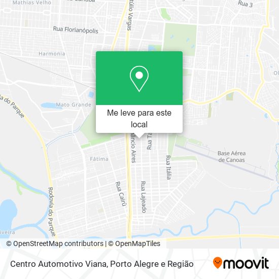 Centro Automotivo Viana mapa