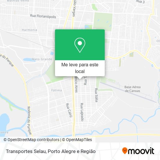 Transportes Selau mapa