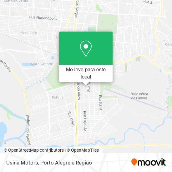 Usina Motors mapa