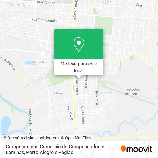 Compelaminas Comercio de Compensados e Laminas mapa