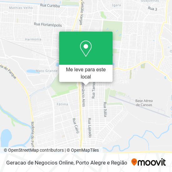 Geracao de Negocios Online mapa