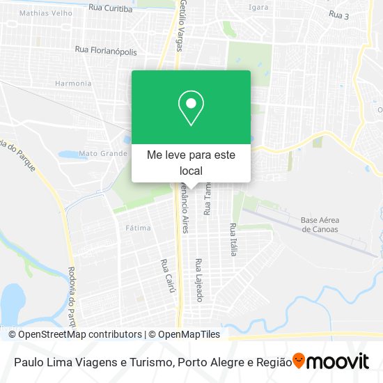 Paulo Lima Viagens e Turismo mapa