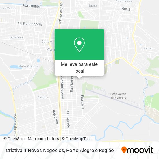 Criativa It Novos Negocios mapa