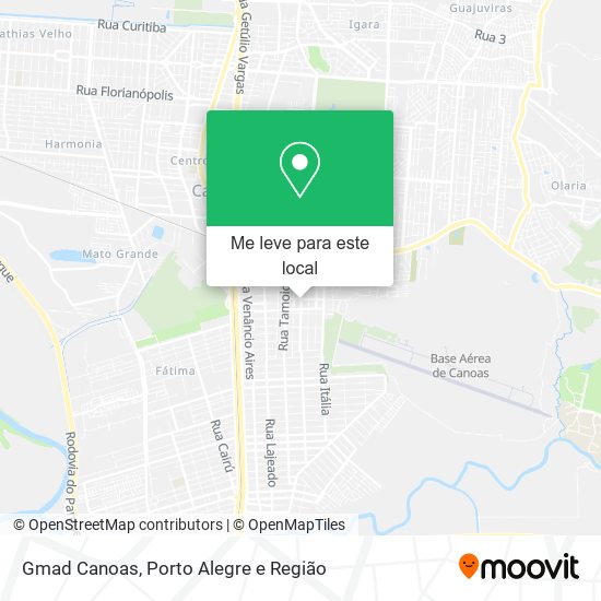 Gmad Canoas mapa
