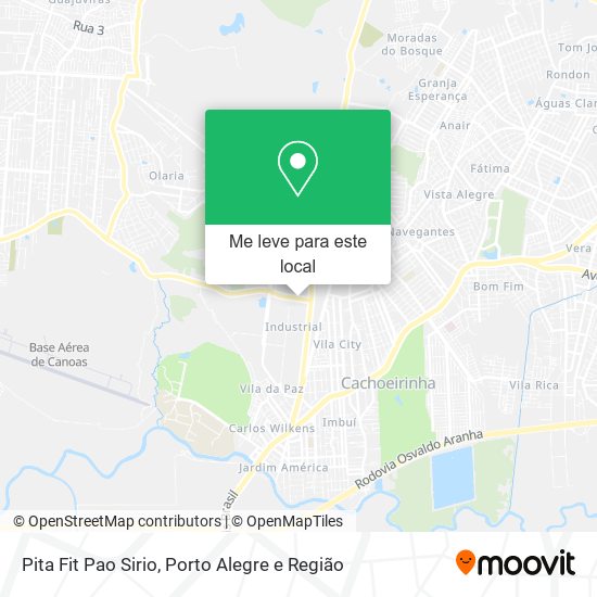 Pita Fit Pao Sirio mapa