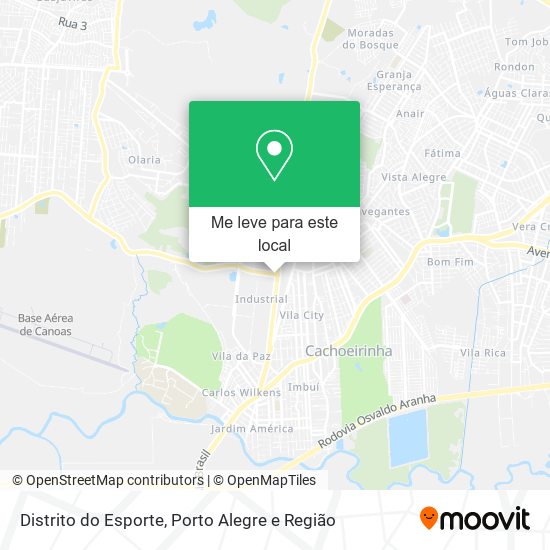 Distrito do Esporte mapa