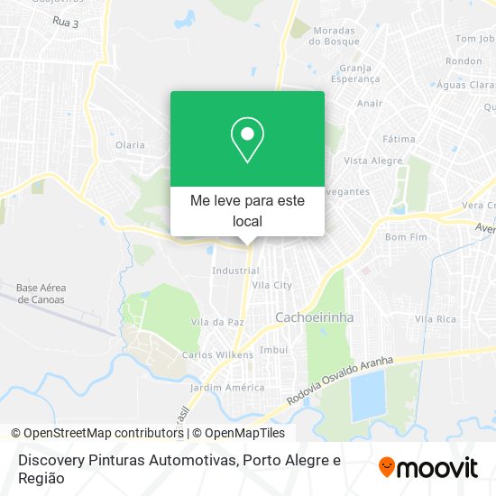 Discovery Pinturas Automotivas mapa