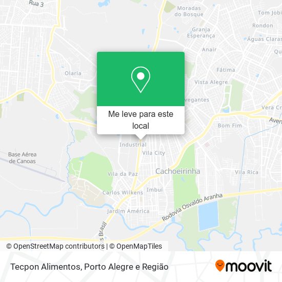 Tecpon Alimentos mapa