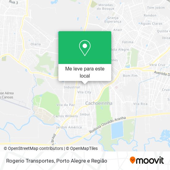 Rogerio Transportes mapa