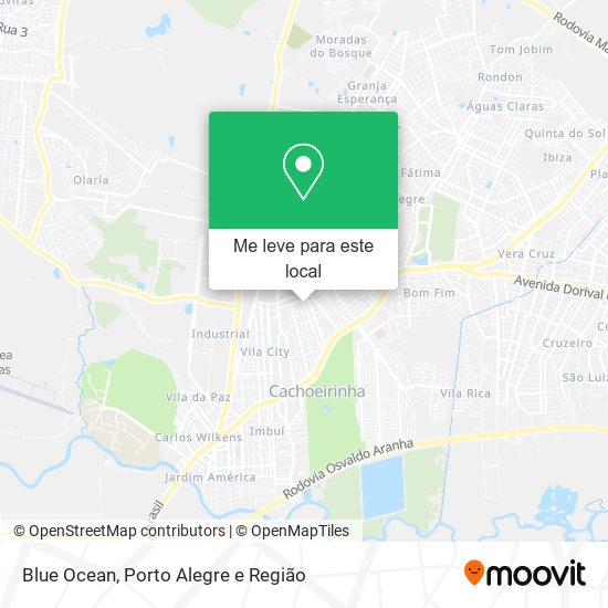 Blue Ocean mapa