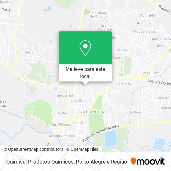 Quimisul Produtos Químicos mapa