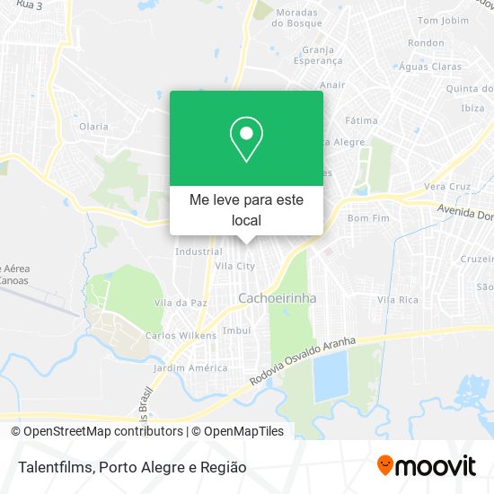 Talentfilms mapa