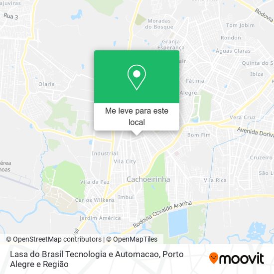 Lasa do Brasil Tecnologia e Automacao mapa