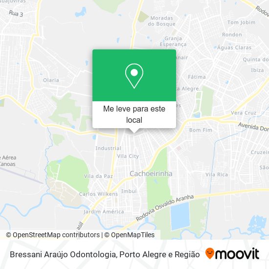 Bressani Araújo Odontologia mapa