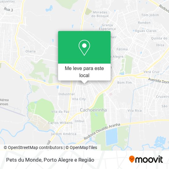 Pets du Monde mapa