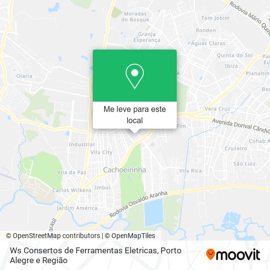 Ws Consertos de Ferramentas Eletricas mapa