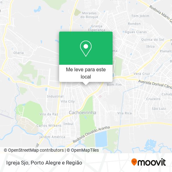 Igreja Sjo mapa