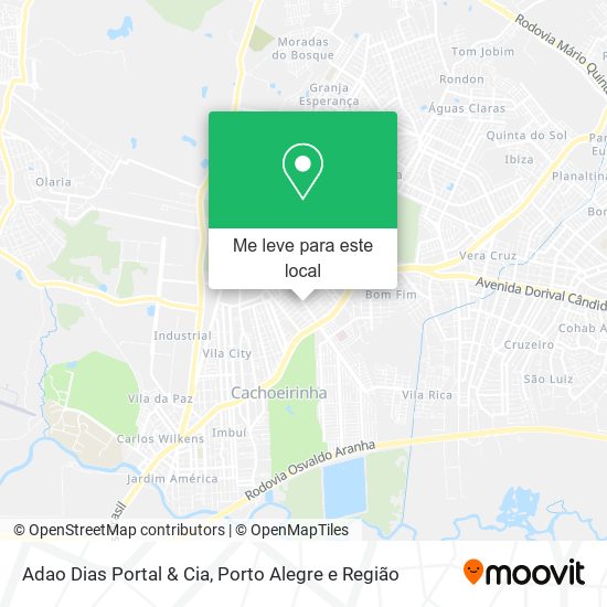Adao Dias Portal & Cia mapa
