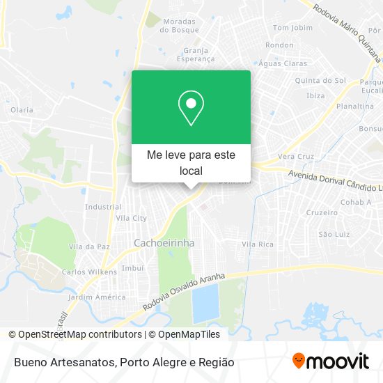 Bueno Artesanatos mapa