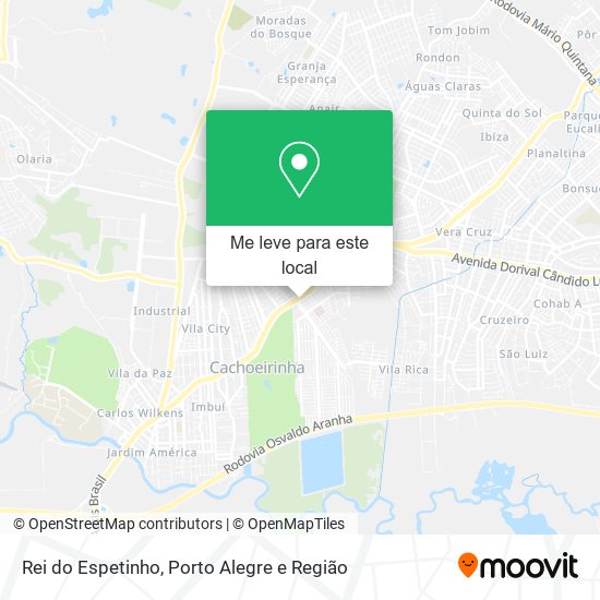 Rei do Espetinho mapa