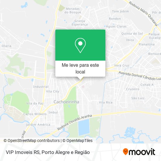 VIP Imoveis RS mapa