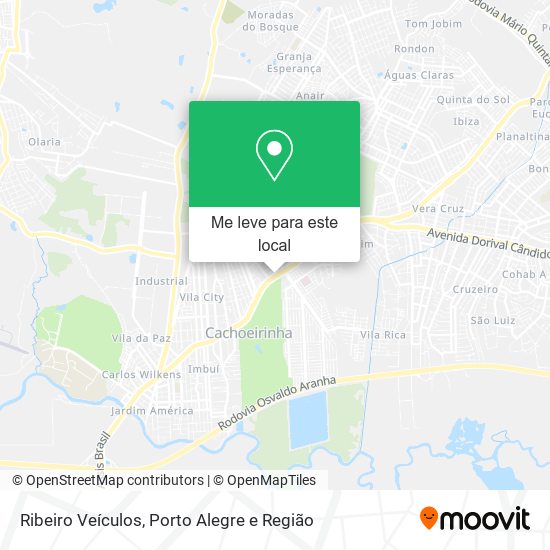 Ribeiro Veículos mapa