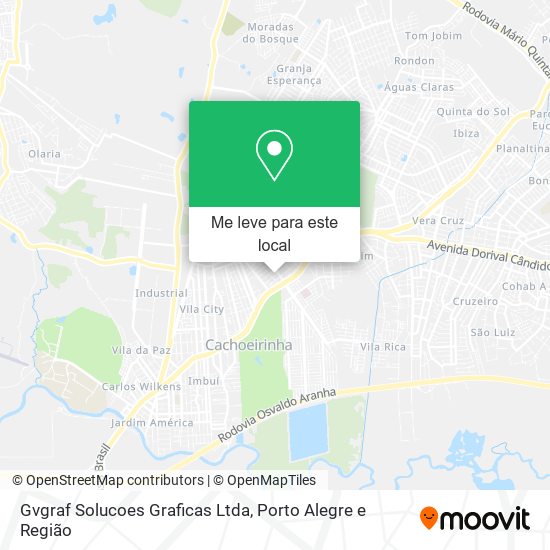 Gvgraf Solucoes Graficas Ltda mapa