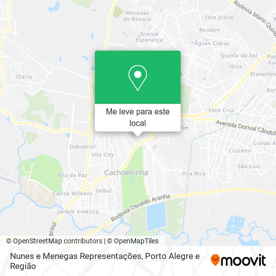 Nunes e Menegas Representações mapa