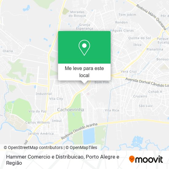 Hammer Comercio e Distribuicao mapa