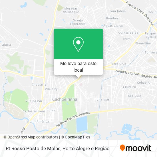 Rt Rosso Posto de Molas mapa