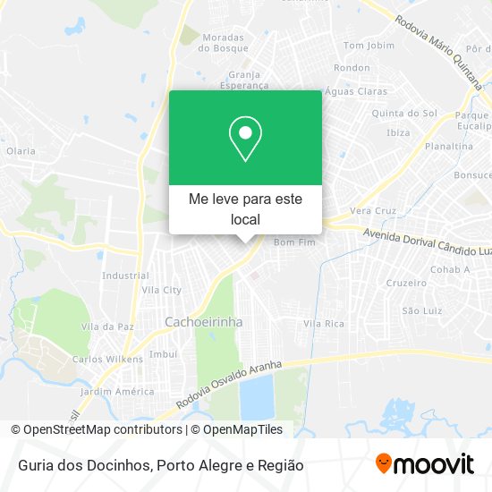 Guria dos Docinhos mapa