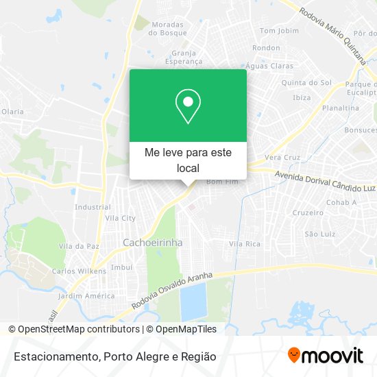 Estacionamento mapa
