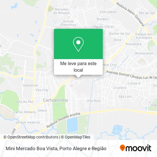 Mini Mercado Boa Vista mapa